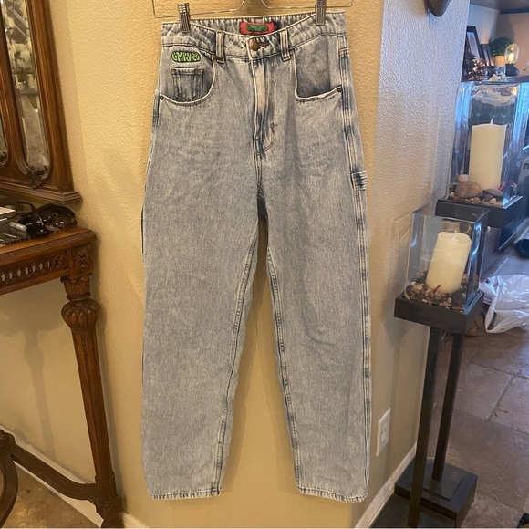 EMPYRE Light Blue Tori Carpenter Skate Jeans Size 2 - Picture 1 of 8